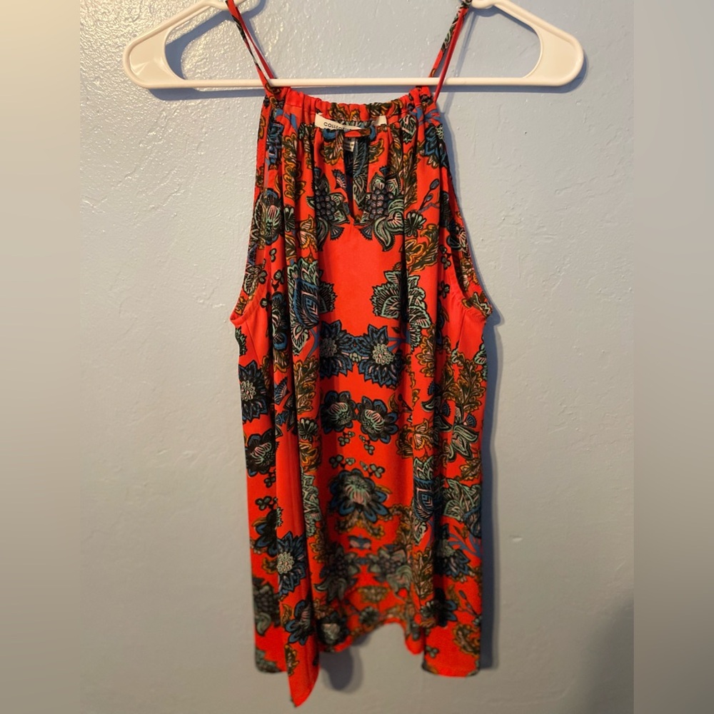 ✨ Blood Orange Halter Blouse ✨ SALE 3 for $15!